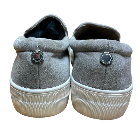 Steve Madden Women’s Gray Suede Gills Platform Slip On Sneakers Size 7 Medium - Picture 7 of 9